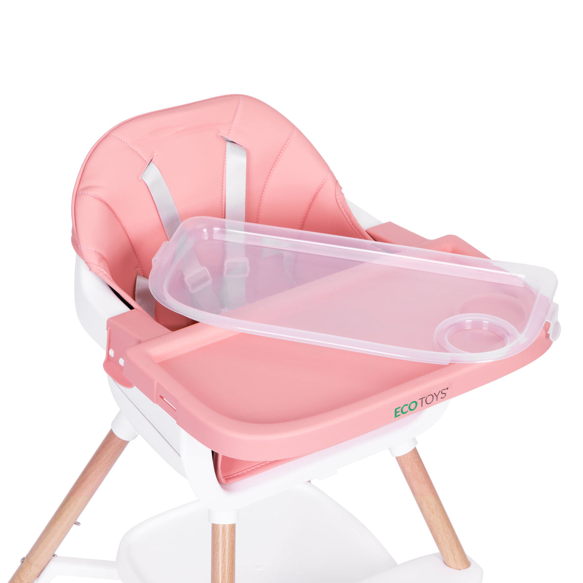 Barošanas krēsliņš 2in1, rozā | EcoToys