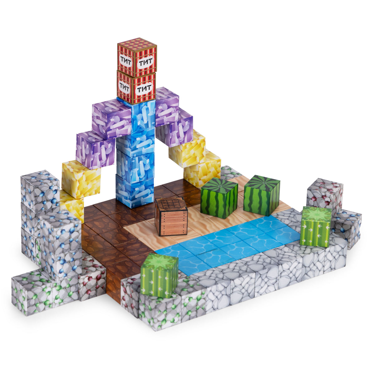 Magnētiskais konstruktors bērniem, 88 gab. | EcoToys