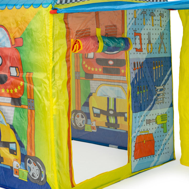 Bērnu rotaļu telts “Auto darbnīca” IPLAY | EcoToys