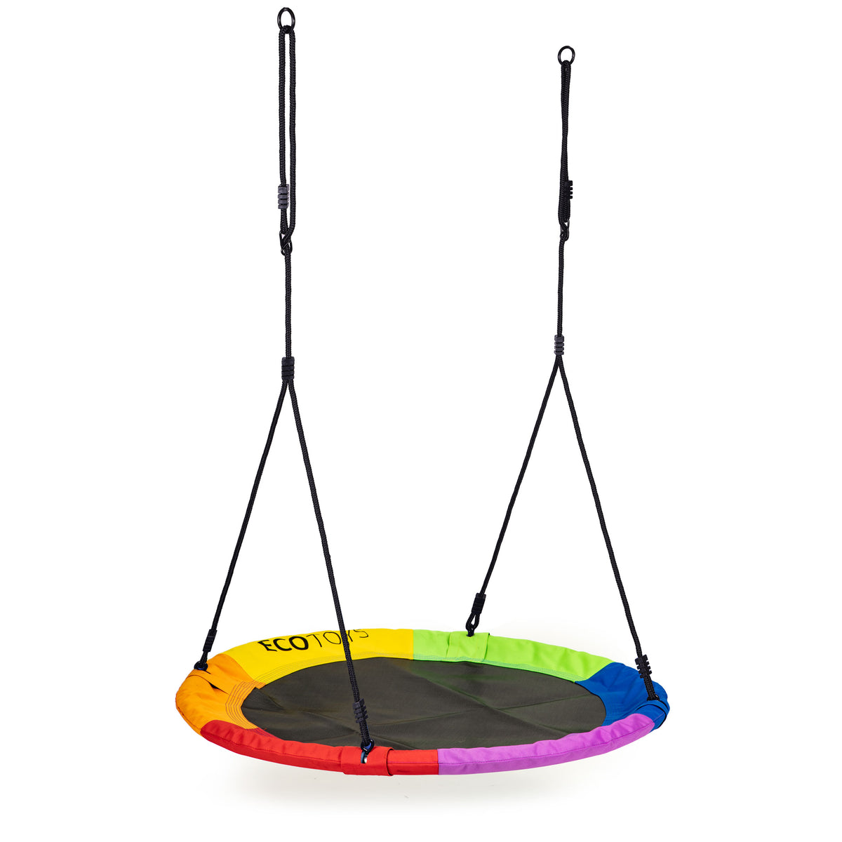 Dārza šūpoles “Ligzda” 100 cm, krāsainas | EcoToys