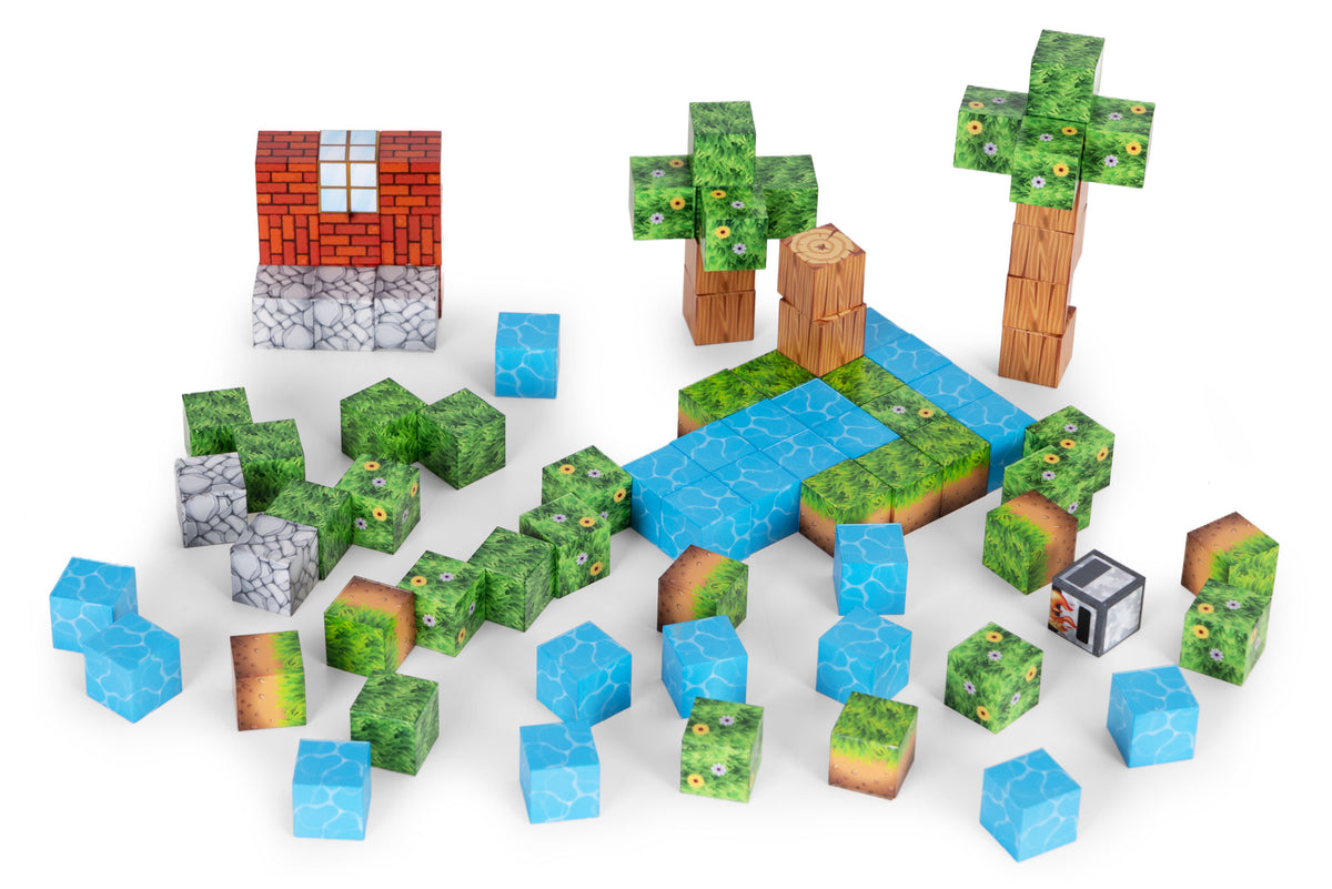 Magnētiskais konstruktors bērniem, 88 gab. | EcoToys