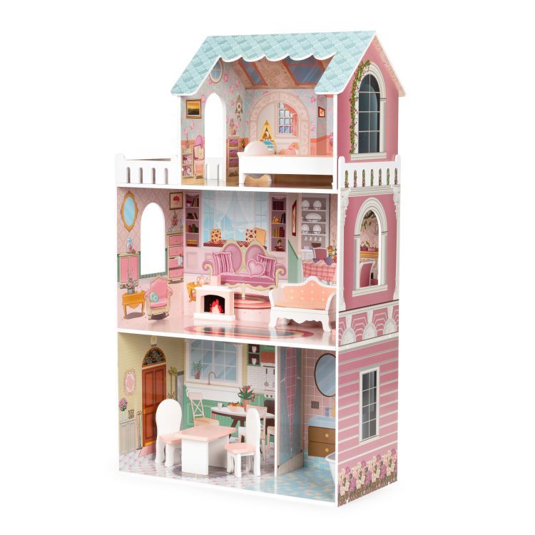 Liela leļļu māja ar mēbeļu komplektu BARBIE