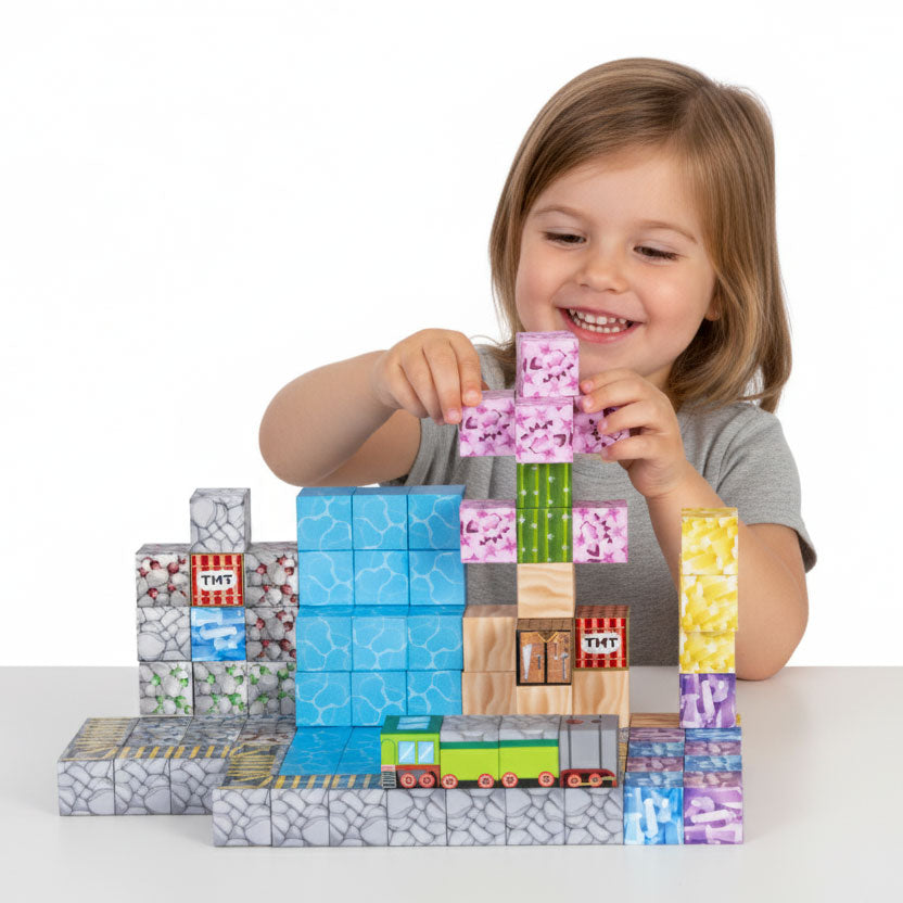 Magnētiskais konstruktors bērniem, 112 gab. | EcoToys