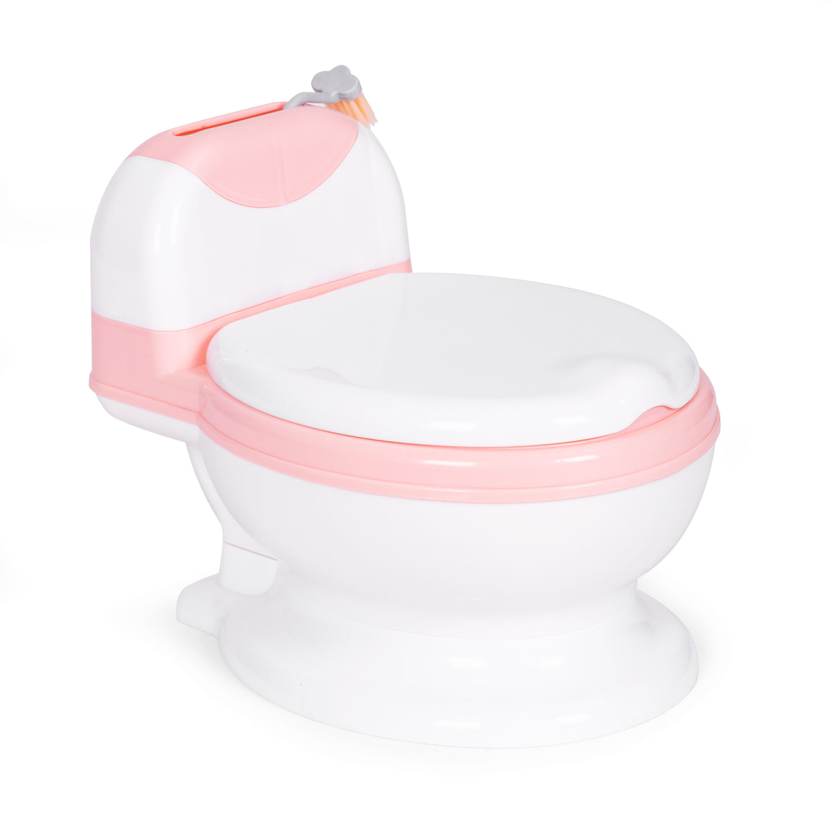 Bērnu podiņš ar izņemamu ieliktni, vāku un birsti | EcoToys