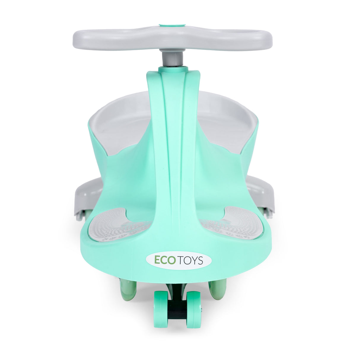 Bērnu pašbraucošā mašīna (wiggle car) ar LED riteņiem, zaļa | EcoToys