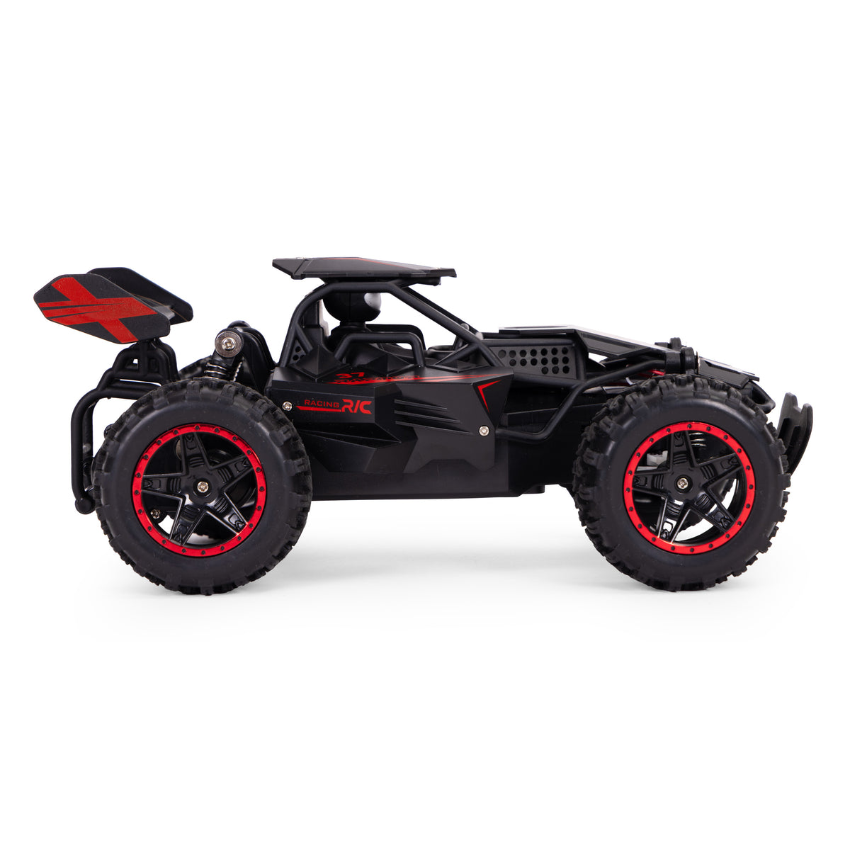 Radiovadāms bezceļu auto 1:18, aizmugurējā piedziņa, akumulators 3,7 V 500 mAh | EcoToys