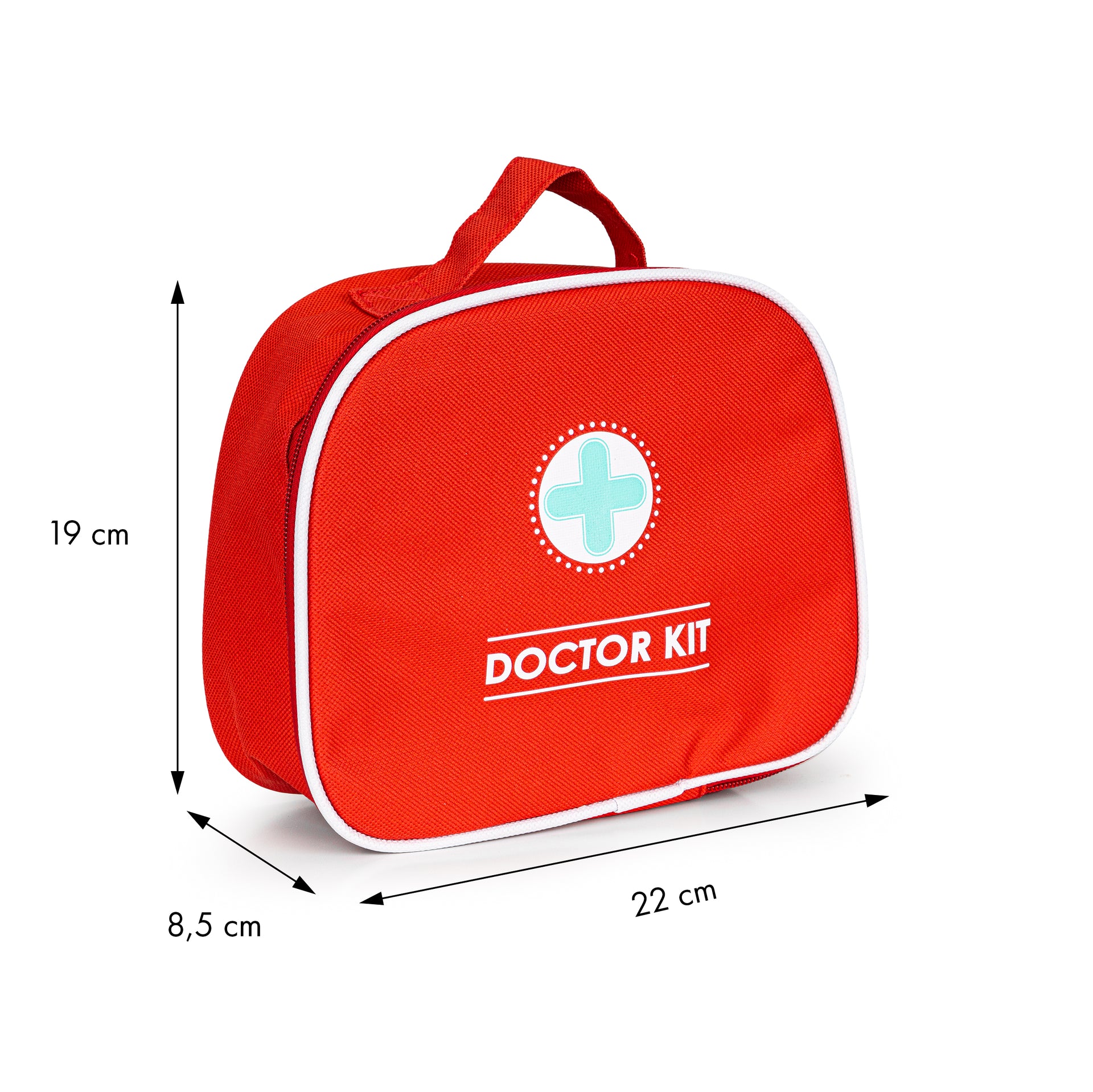 Koka medicīniskā komplekta soma + 9 gab. DOCTOR