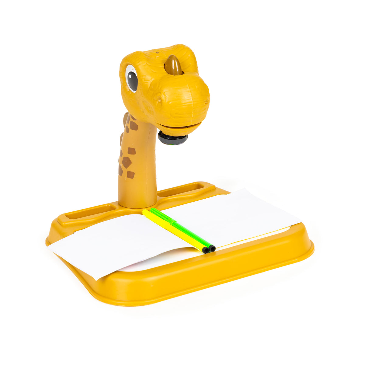 Zīmēšanas projektors “Dinozauri”, 12 flomāsteri, 24 trafareti | EcoToys