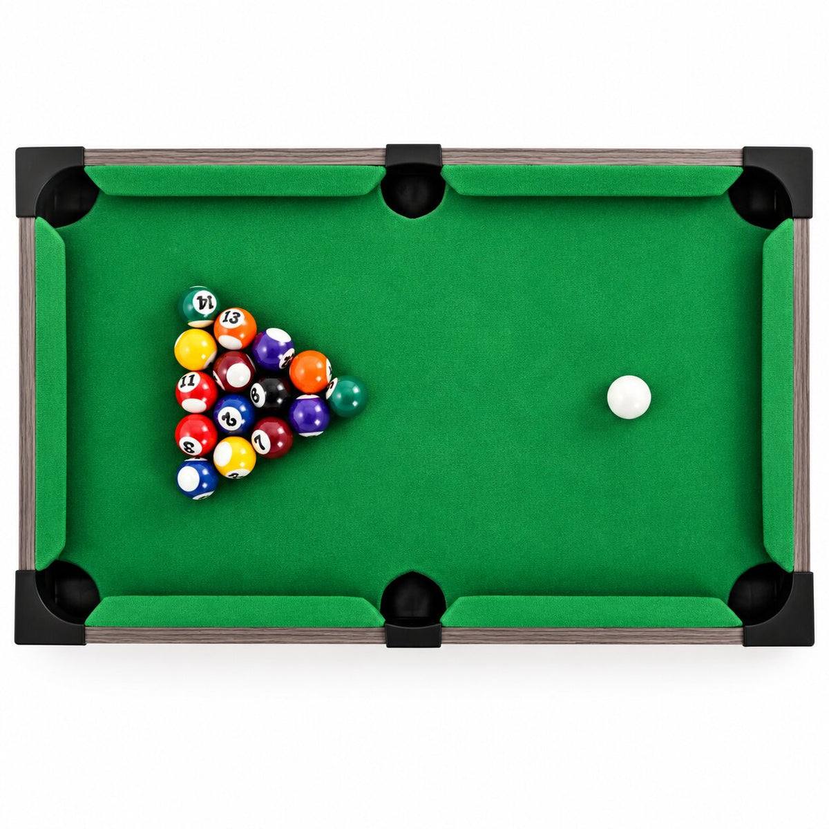 Mini biljarda galds 50x30 cm bērniem ar piederumiem | EcoToys