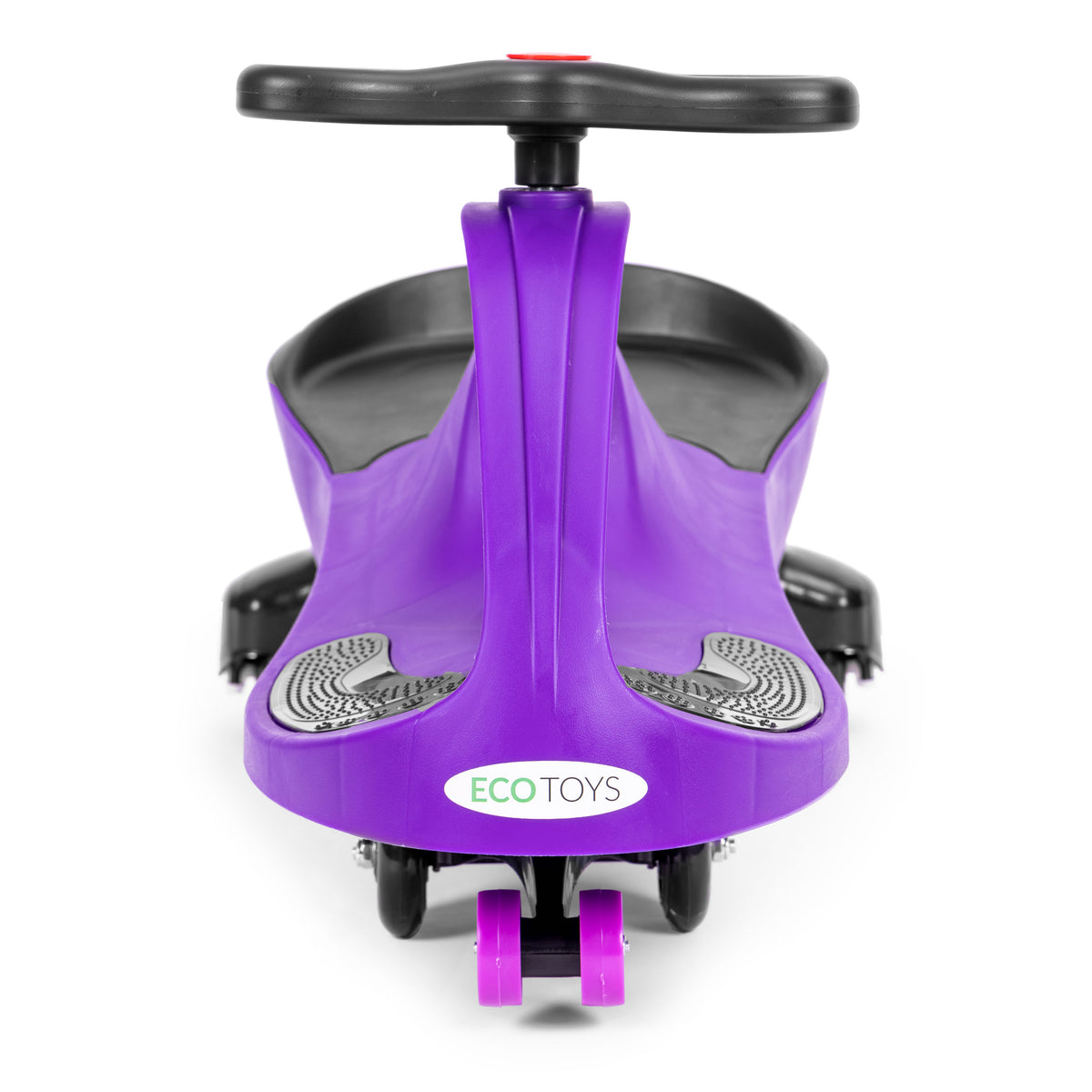 Bērnu pašbraucošā mašīna (wiggle car) ar LED riteņiem, violeta | EcoToys