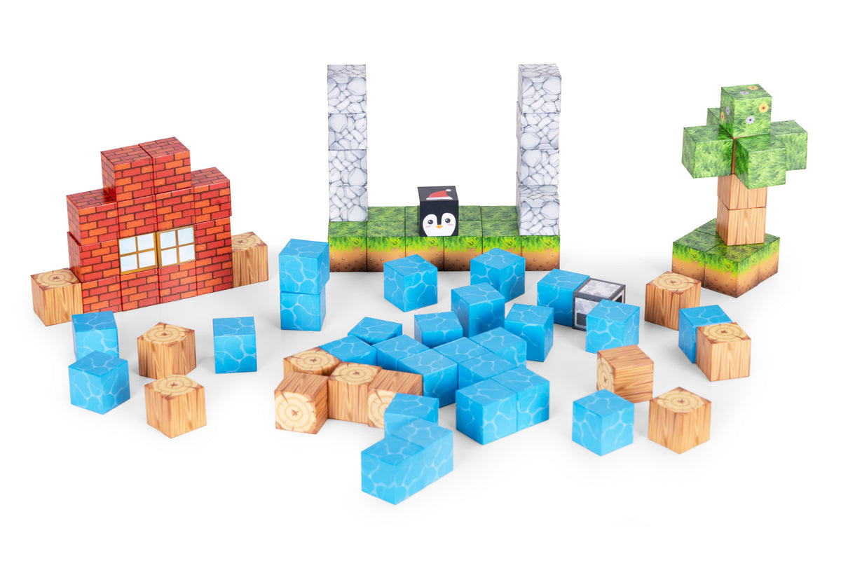 Magnētiskais konstruktors bērniem, 87 gab. | EcoToys