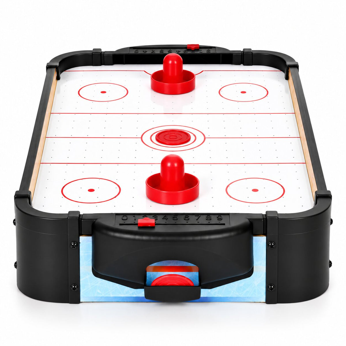 LED gaisa hokeja galds bērniem 58 cm ar piederumiem | EcoToys