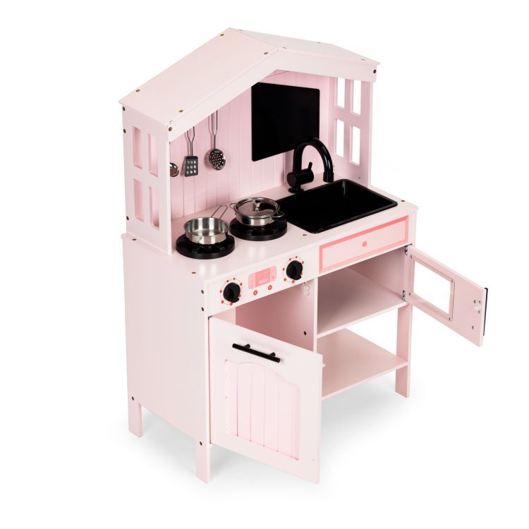 Koka virtuve bērniem READY TO GRILL PINK