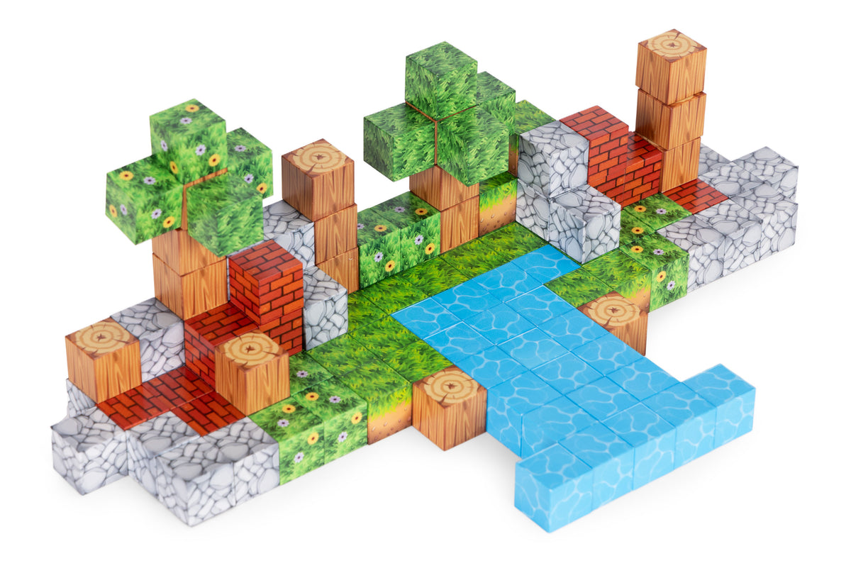 Magnētiskais konstruktors bērniem, 119 gab. | EcoToys