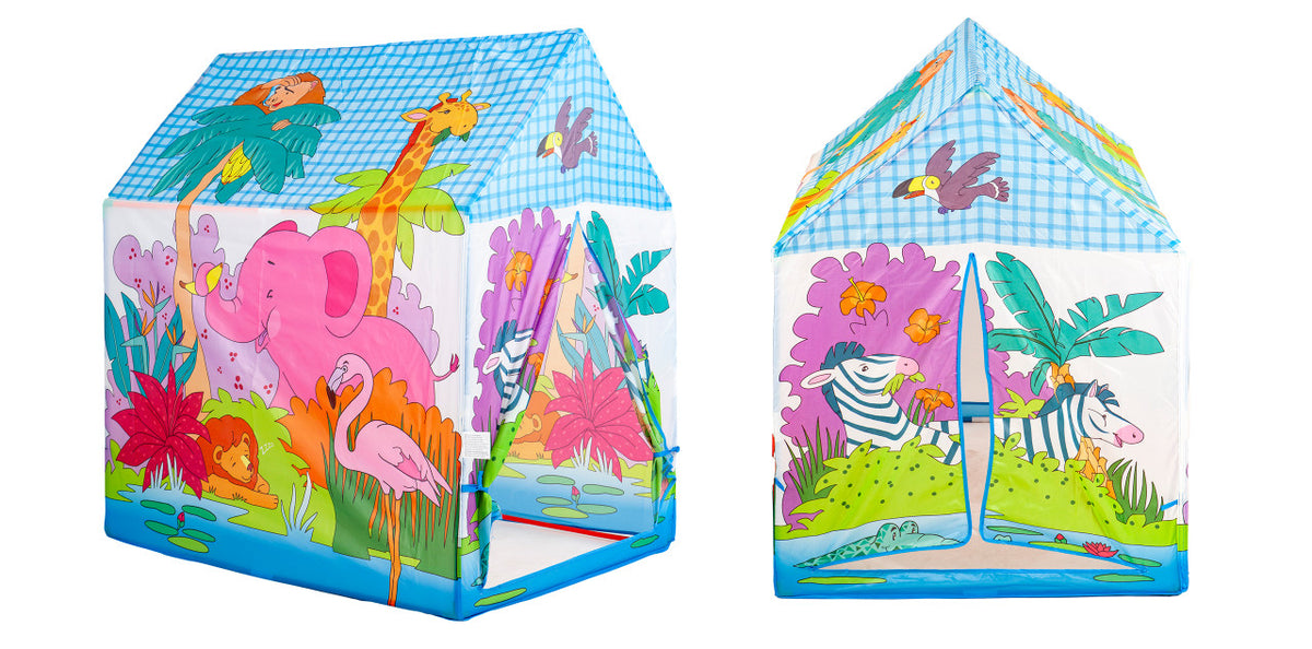 Bērnu rotaļu telts “Zoodārzs” IPLAY | EcoToys