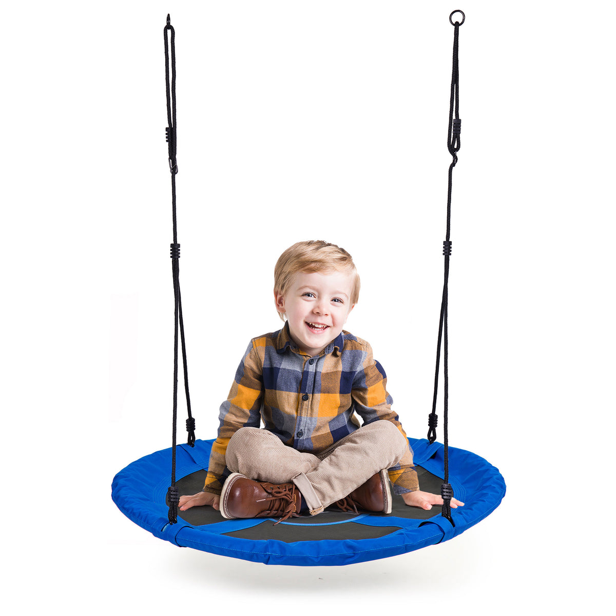 Dārza šūpoles “Ligzda” 100 cm, zilas | EcoToys