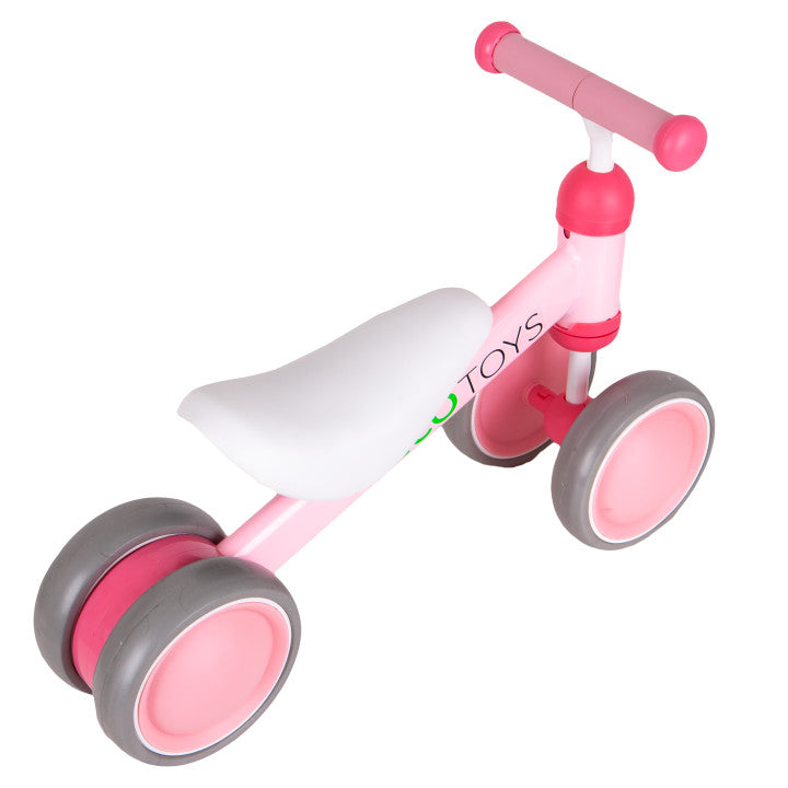 Līdzsvara velosipēds – mini velosipēds bērniem, rozā | EcoToys