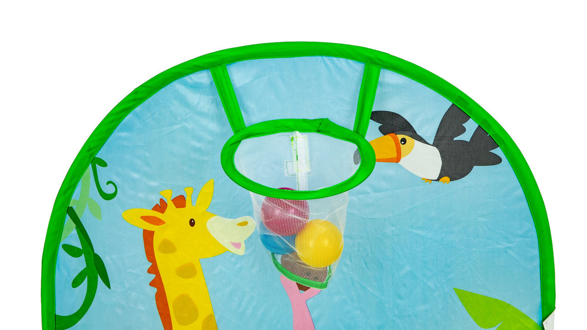 Bērnu rotaļu telts – bumbiņu baseins ar 50 bumbiņām IPLAY | EcoToys
