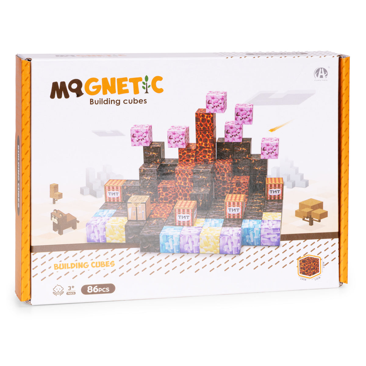 Magnētiskais konstruktors bērniem, 86 gab. | EcoToys