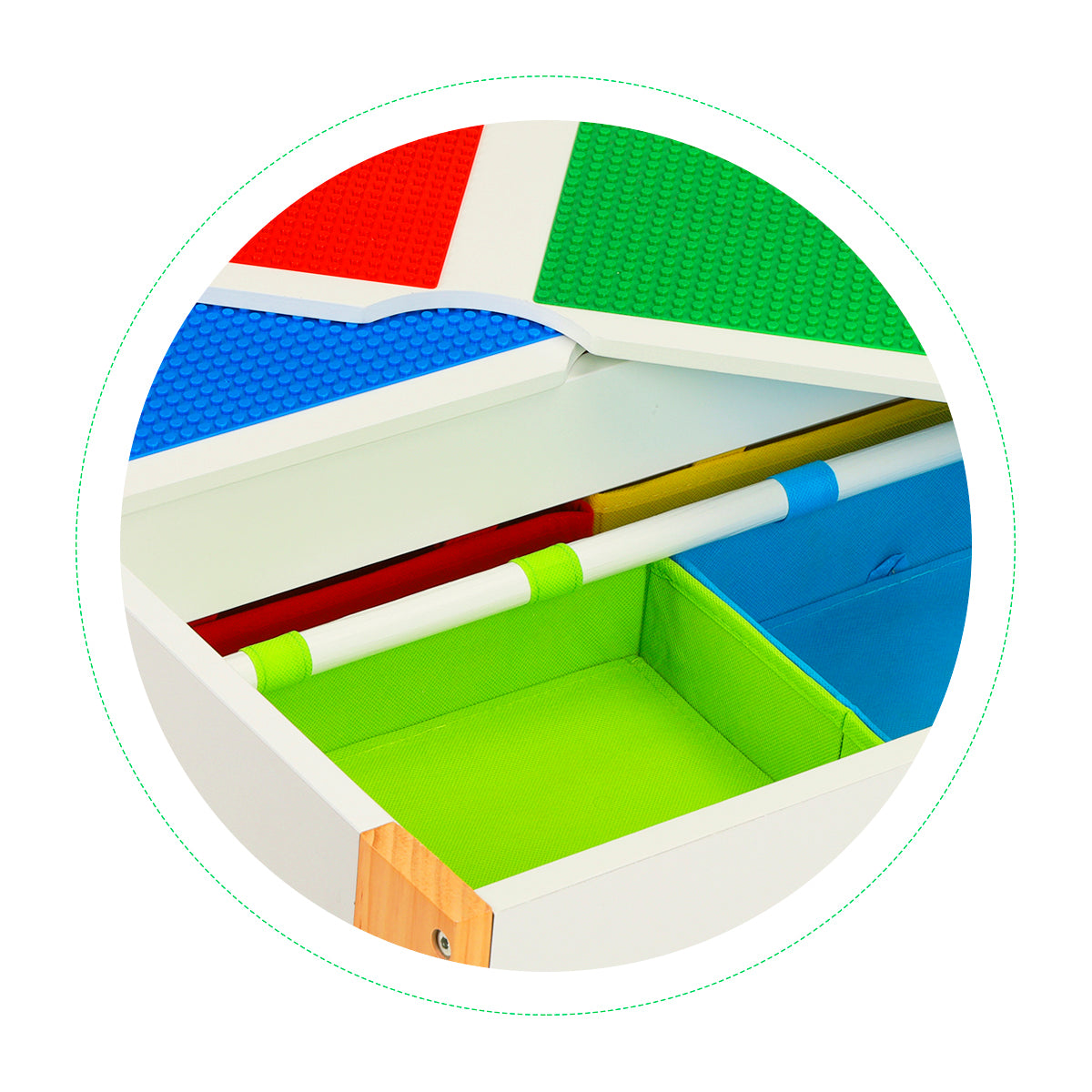 Koka bērnu mēbeļu komplekts: galds + 2 krēsli | EcoToys