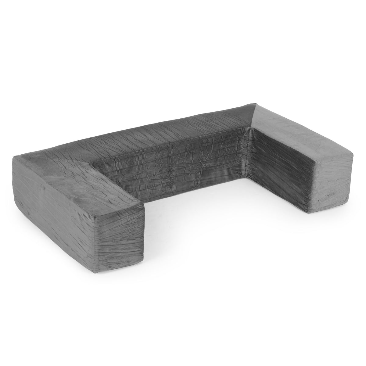 Saliekams modulārs bērnu dīvāns DIY, 4 mīksti spilveni, pelēks | EcoToys