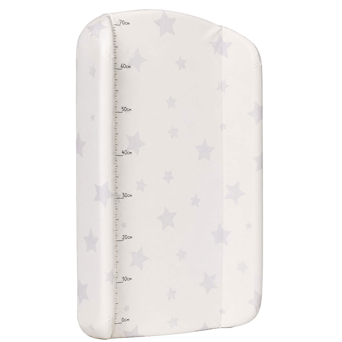Ciets profilēts pārtinamais paliktnis 85x50 cm gultiņai un kumodei “Zvaigznes” | EcoToys