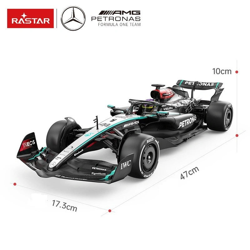 Radiovadāma mašīna Mercedes AMG F1 W15 E, 1:12 Rastar 10250 | EcoToys