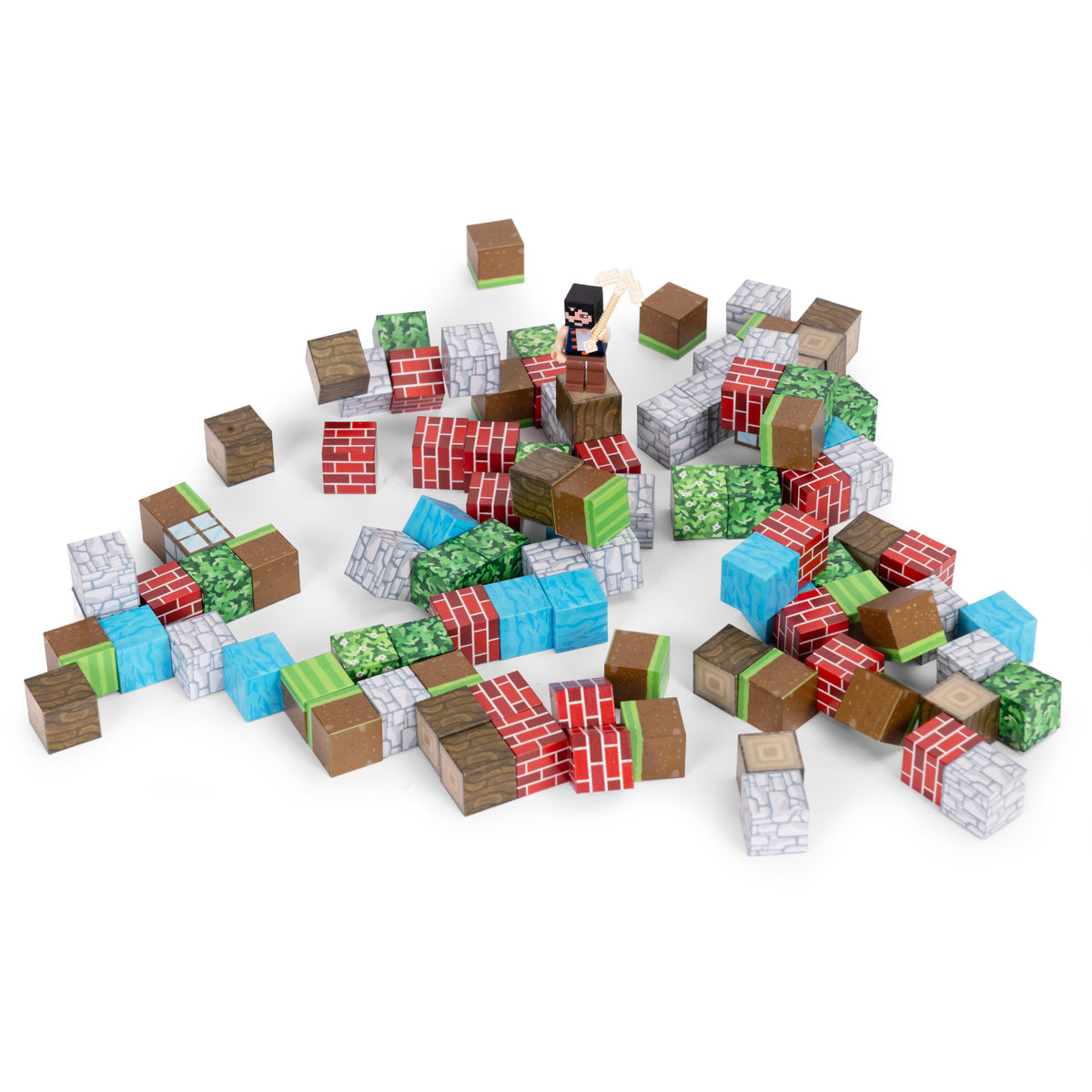Magnētiskais konstruktors bērniem, 100 gab. | EcoToys
