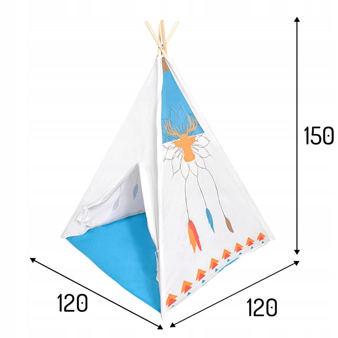 Teepee telts wigwam bērnu māja