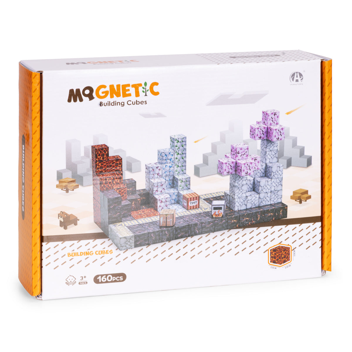 Magnētiskais konstruktors bērniem, 160 gab. | EcoToys