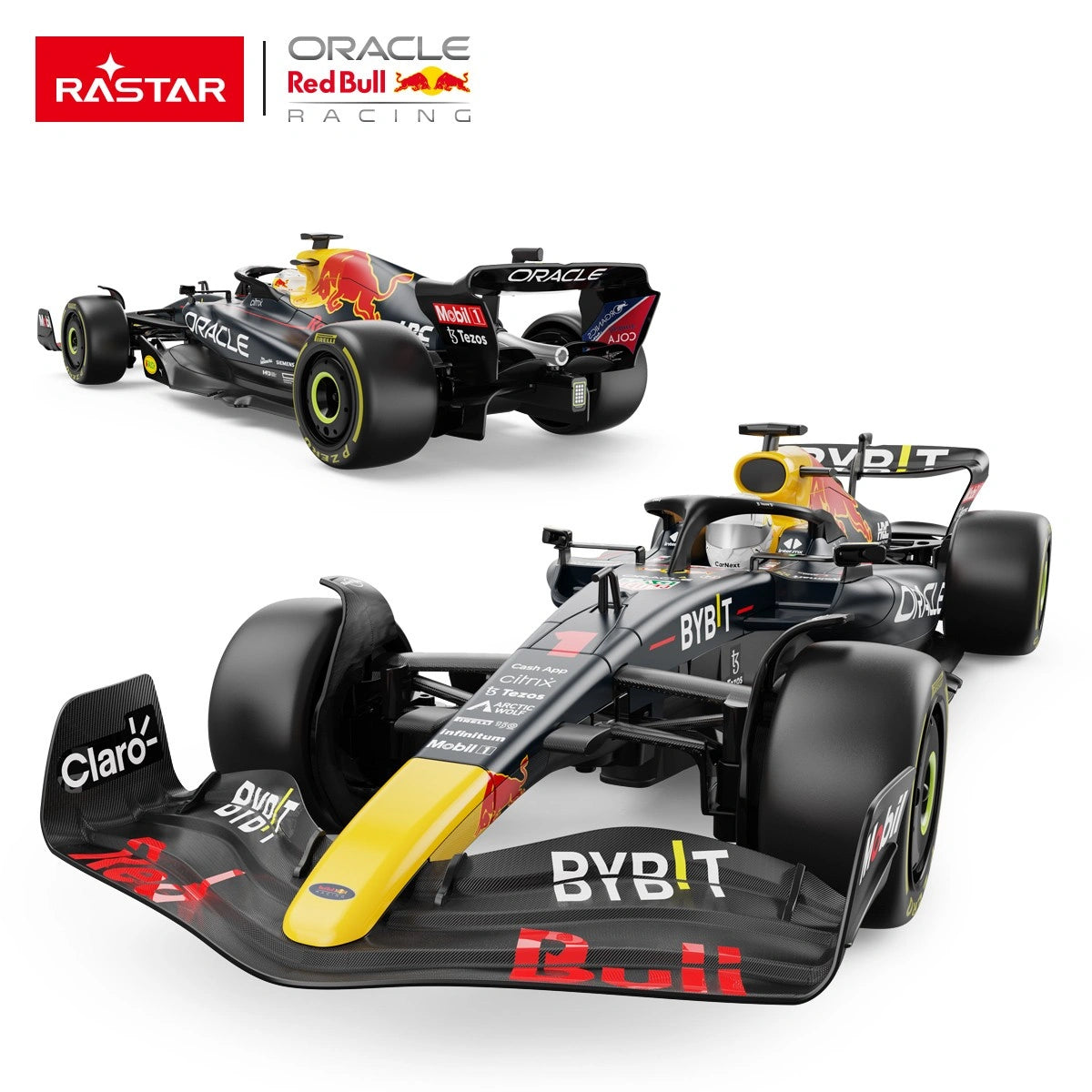 Radiovadāma mašīna Oracle Red Bull Racing RB18 F1, 1:12 Rastar 94700 | EcoToys