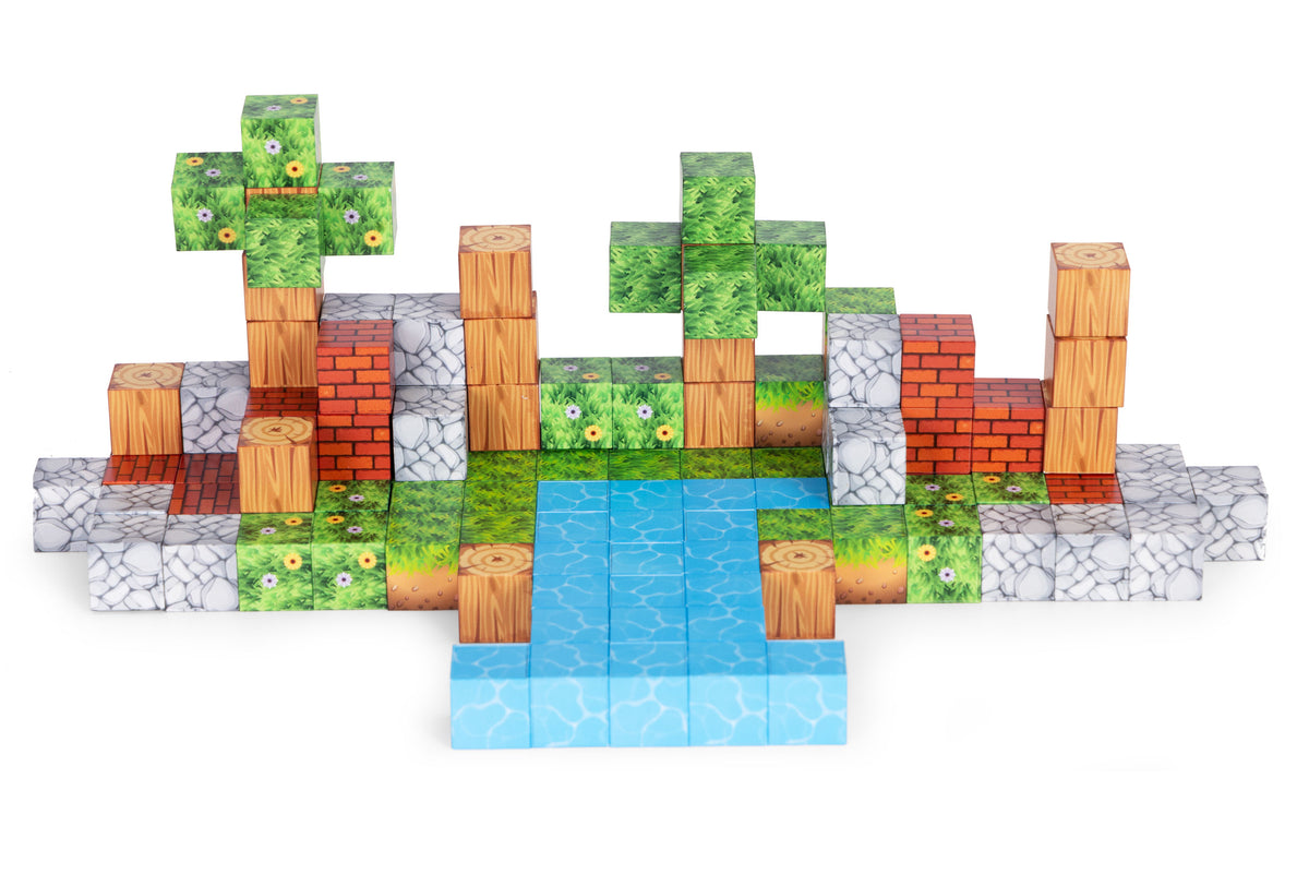 Magnētiskais konstruktors bērniem, 119 gab. | EcoToys