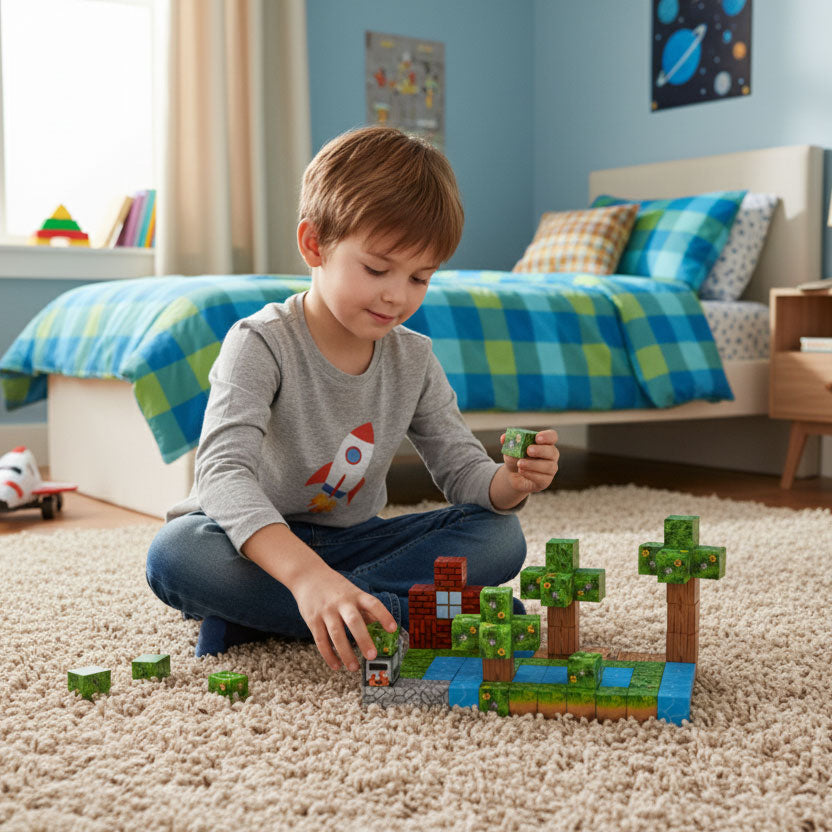 Magnētiskais konstruktors bērniem, 88 gab. | EcoToys