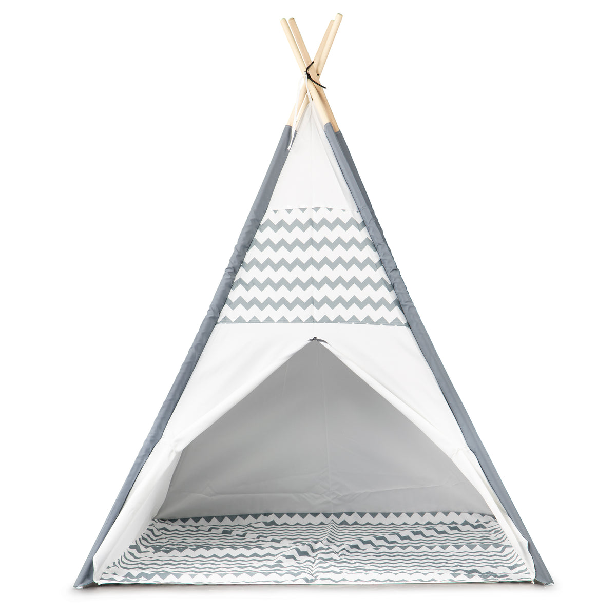 Tipi vigvama telts ar pilnu grīdu | EcoToys