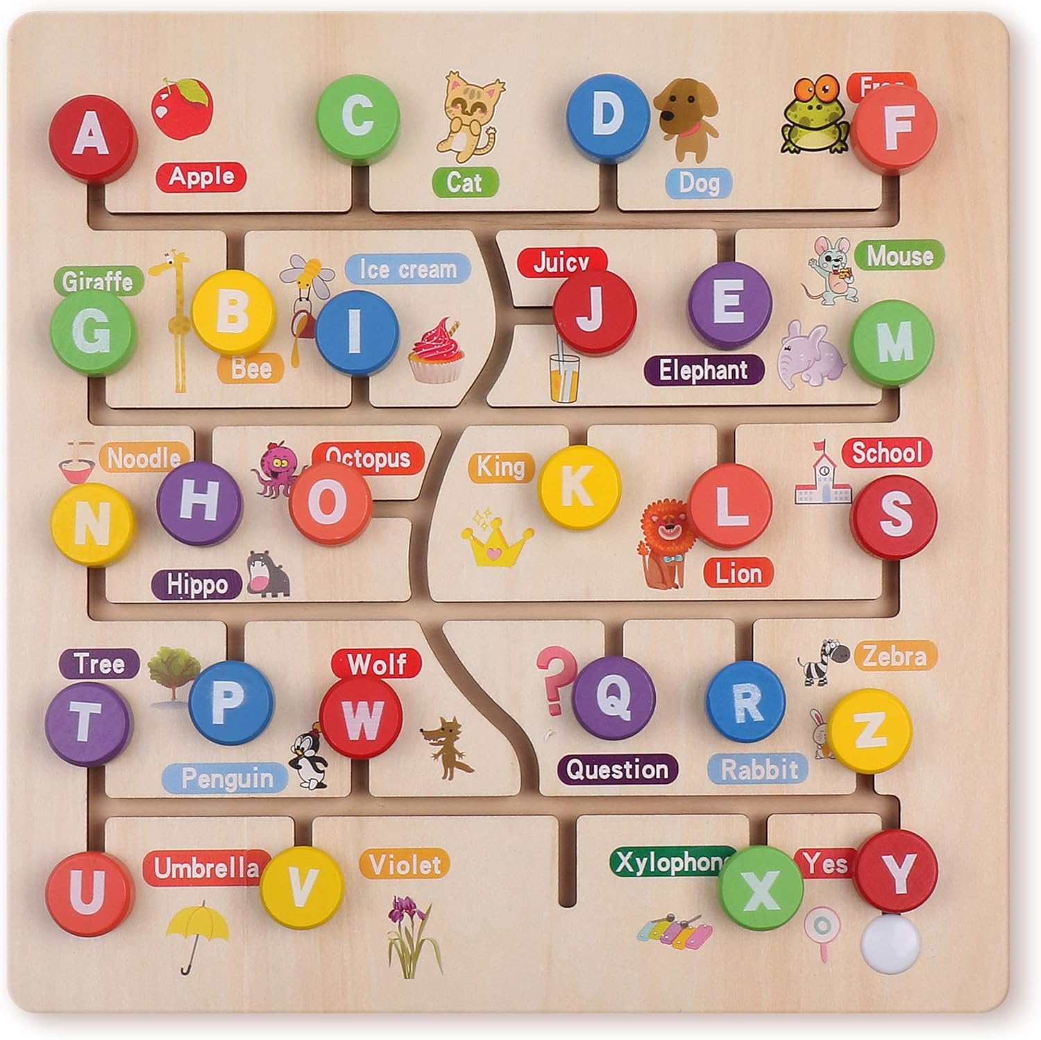 Izglītojošā MONTESSORI  tāfele LETTER