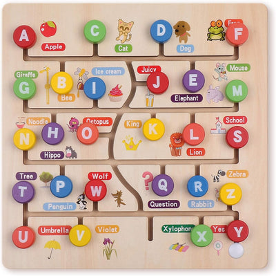 Izglītojošā MONTESSORI  tāfele LETTER