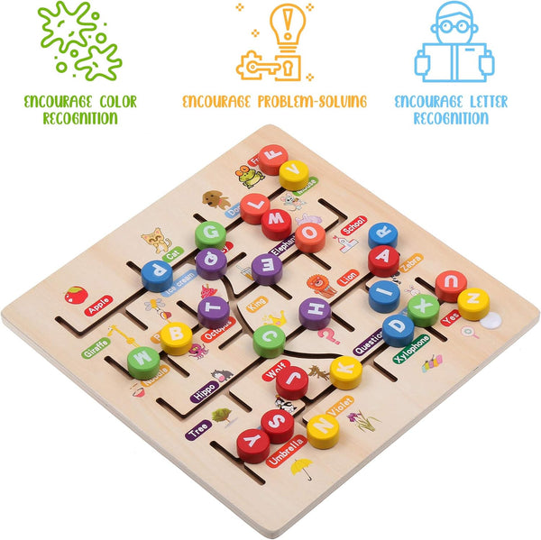 Izglītojošā MONTESSORI  tāfele LETTER