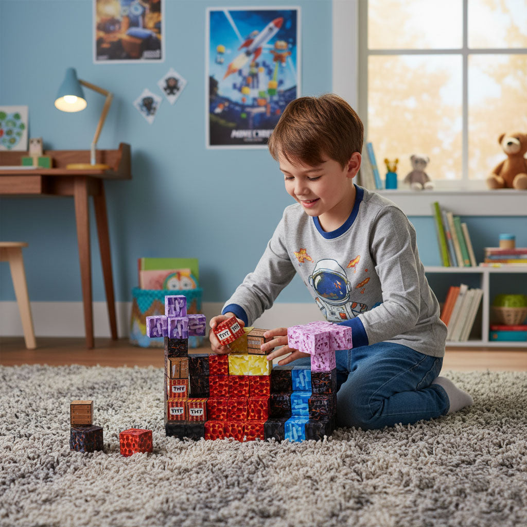 Magnētiskais konstruktors bērniem, 86 gab. | EcoToys