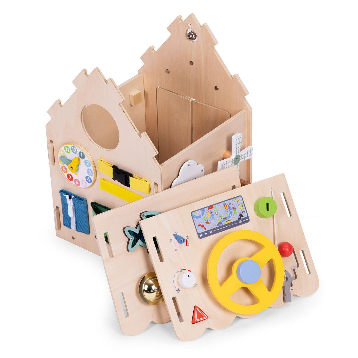 Koka sensorā mājiņa bērniem XXL, 30 gab. | EcoToys