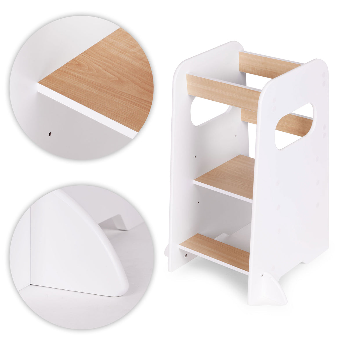 Montessori virtuves palīgs – regulējams bērnu paaugstinājums | EcoToys