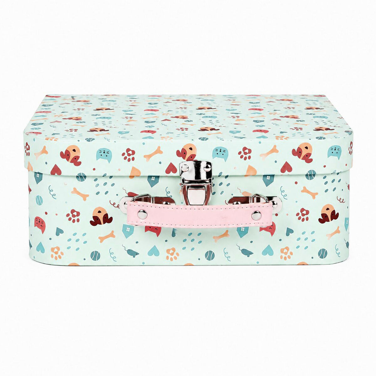 Mājdzīvnieku veikals koferī – divstāvu, koka mēbeles, 23 piederumi | EcoToys