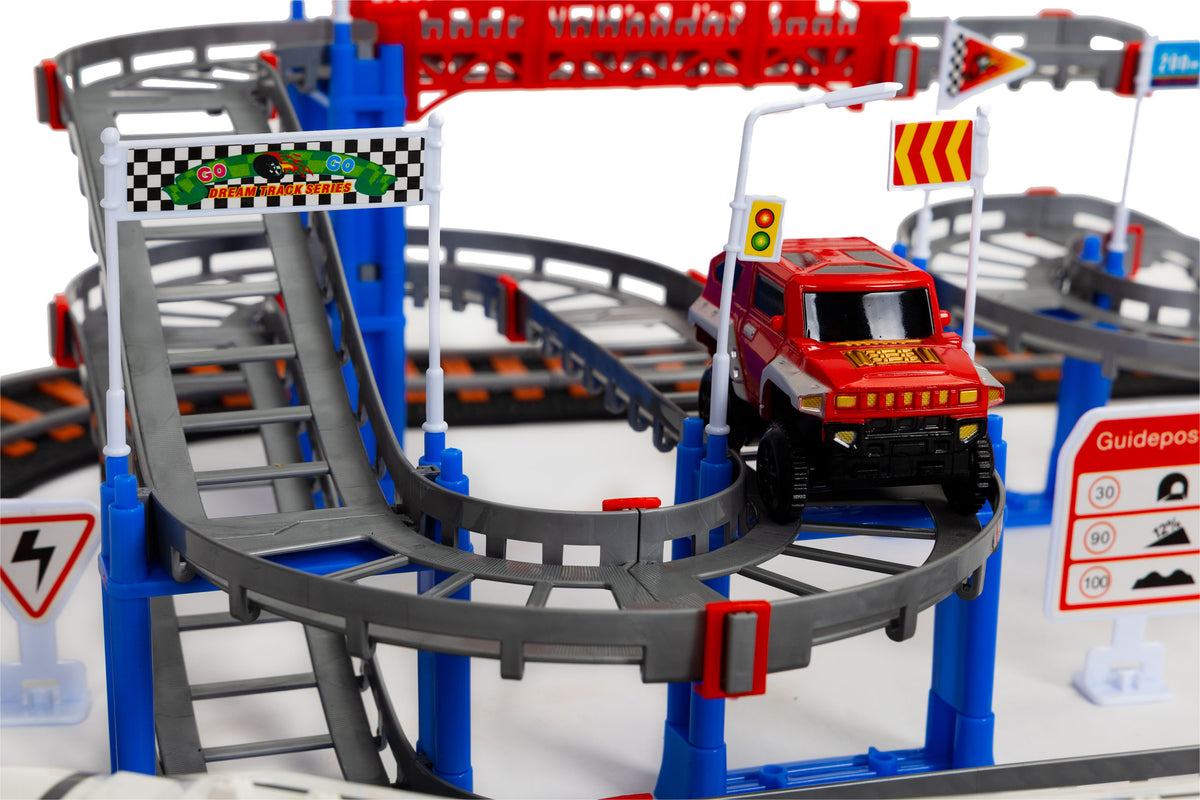 Elektriskā auto trase “Pilsēta”, 2 trases, 108 gab. | EcoToys