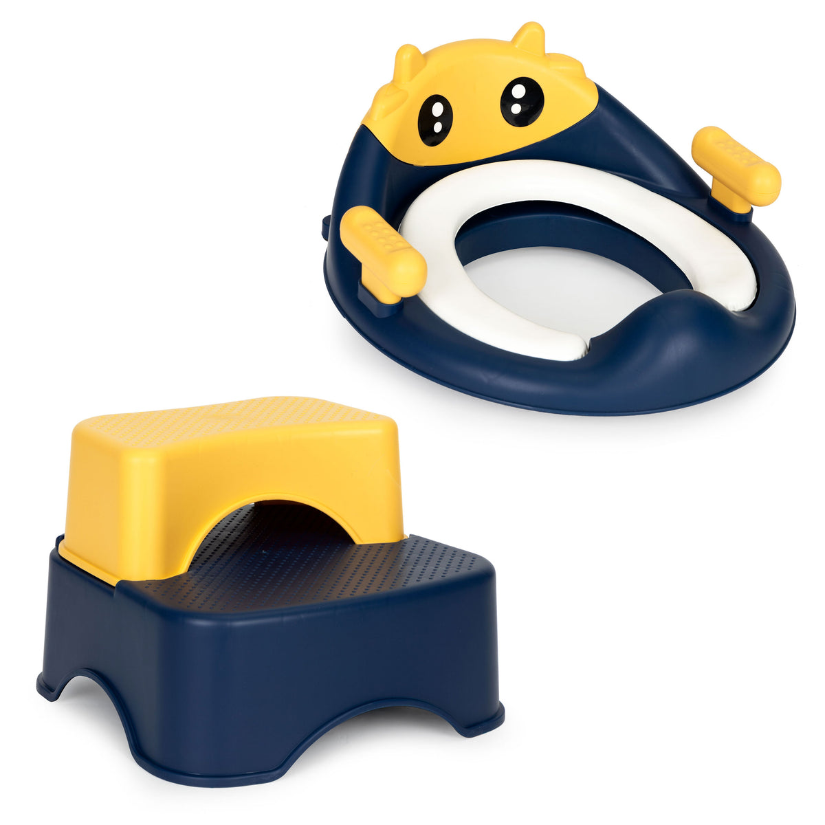 Tualetes sēdeklis bērniem ar pakāpieniem un platformu | EcoToys