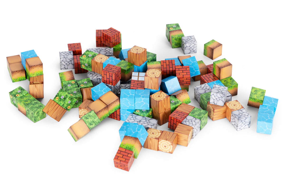 Magnētiskais konstruktors bērniem, 119 gab. | EcoToys