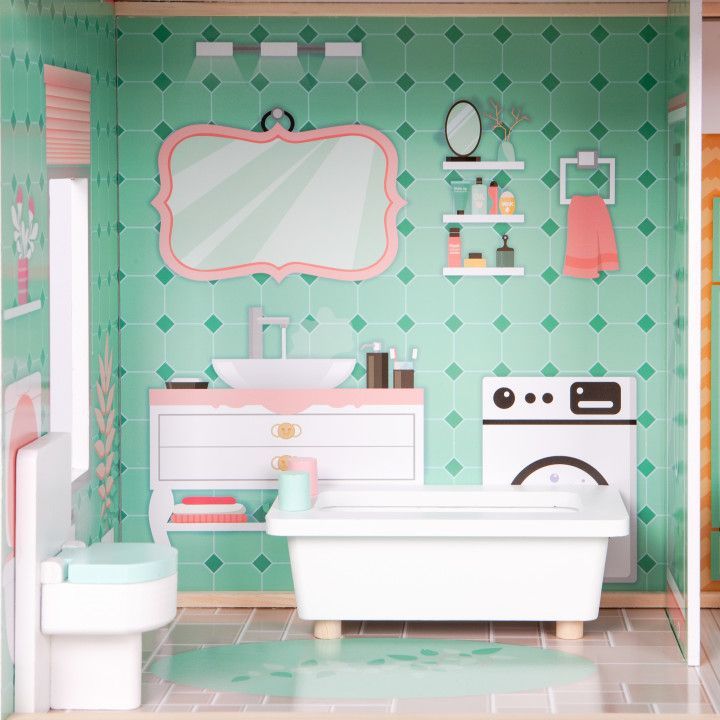 Koka leļļu māja ar liftu  Candy Residence