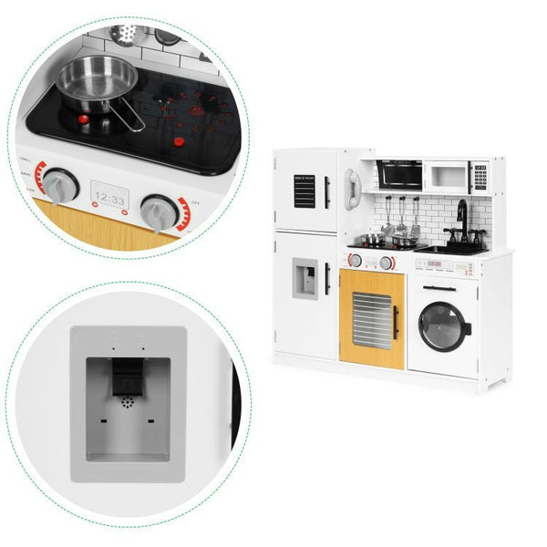 Liela koka virtuve bērniem ar skaņu un LED MAGIC KITCHEN