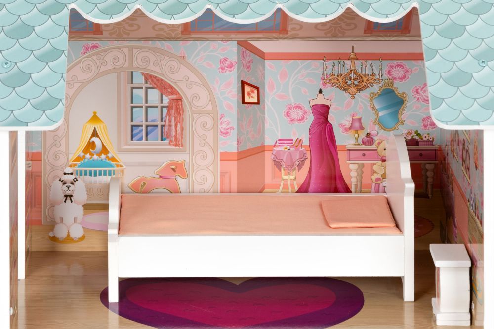 Liela leļļu māja ar mēbeļu komplektu BARBIE
