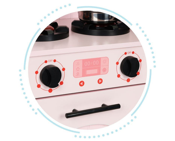 Koka virtuve bērniem READY TO GRILL PINK