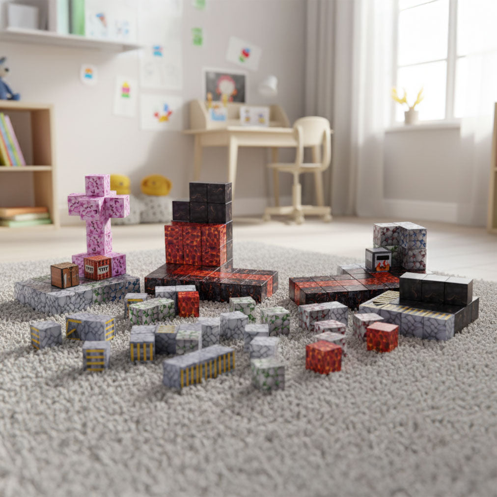 Magnētiskais konstruktors bērniem, 160 gab. | EcoToys