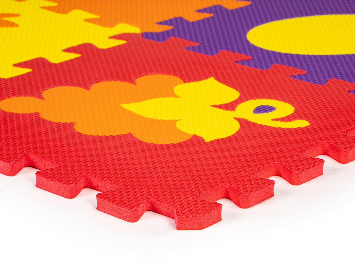 EVA putu izglītojošais puzles paklājs 148x119 cm, 20 gab. | EcoToys